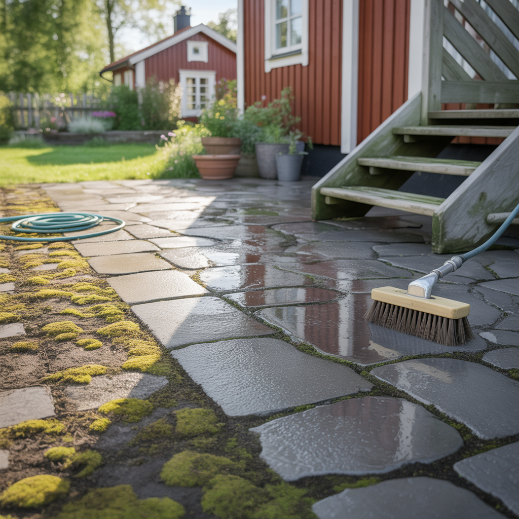 1.Hur ofta och nar behover jag rengora min stenlaggning