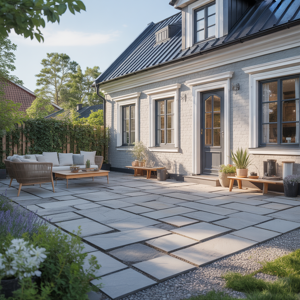 12.Sa valjer du stil som matchar ditt hem vid stenlaggning